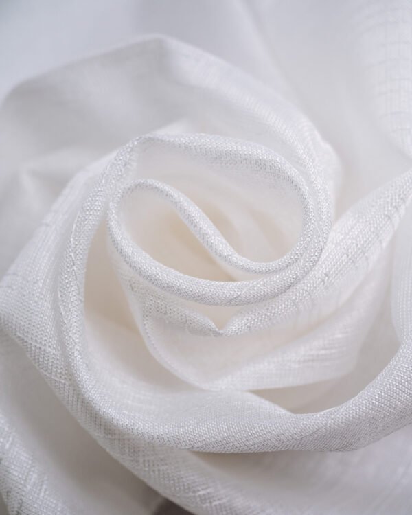 Marsilya Refined Linen-Weave Light Filtering Sheer Curtains - Image 5