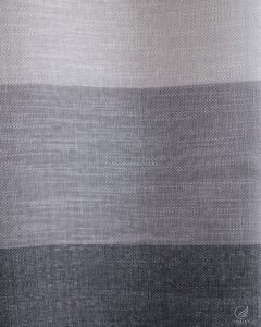 Leon Modern Colorblock Linen-Weave Sheer Curtains - Image 7
