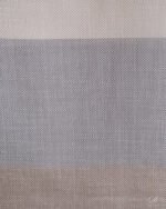 Leon Modern Colorblock Linen-Weave Sheer Curtains - Image 6