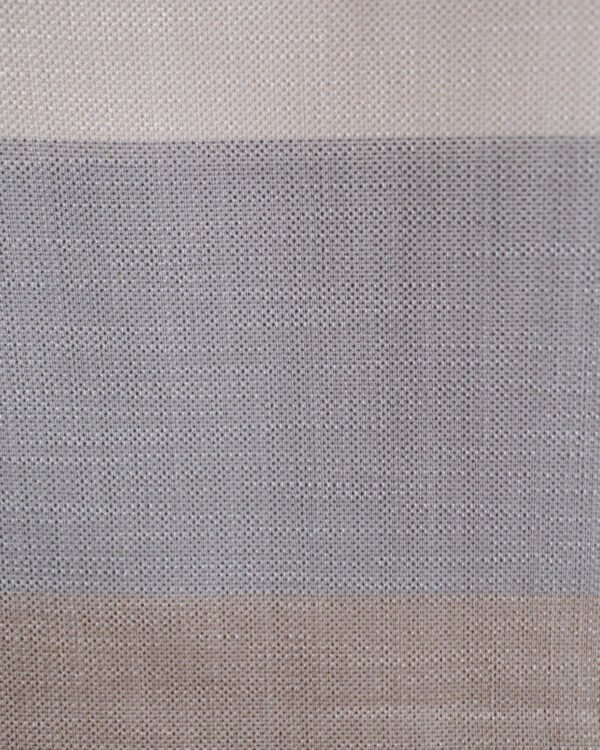 Leon Modern Colorblock Linen-Weave Sheer Curtains - Image 6