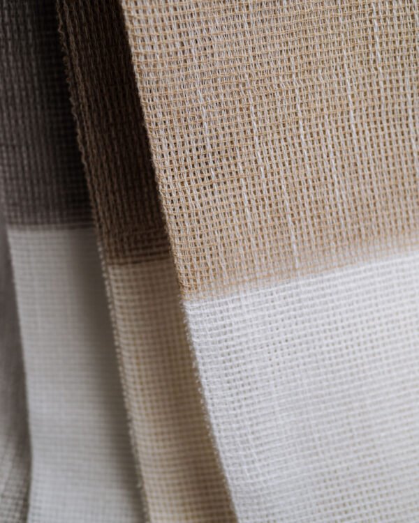 Ibiza Weave Textured Artisanal Sheer Curtains - Image 3