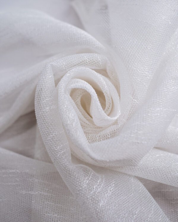 3003 Natural Weave Textured Sheer Curtains - Image 2