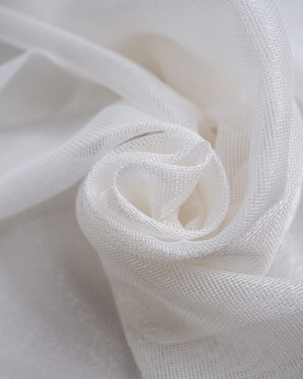 3006 Textured Open Grid Voile Curtains - Image 5