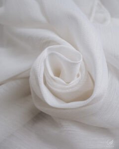 3005 Soft Vertical Stria Linen Look Sheer Curtains - Image 2