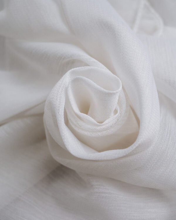 3005 Soft Vertical Stria Linen Look Sheer Curtains - Image 2