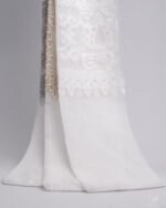 Sahsu Baroque Embroidery Linen Look Sheer Curtains
