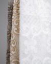 Sahsu Baroque Embroidery Linen Look Sheer Curtains - Image 2