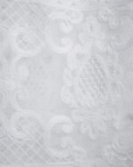 Sahsu Baroque Embroidery Linen Look Sheer Curtains - Image 7