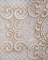 Sahsu Baroque Embroidery Linen Look Sheer Curtains - Image 6