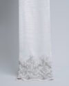 Leyla Elegant Scalloped Lace Embroidery Sheer Curtains