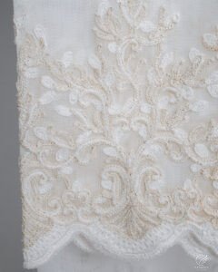 Leyla Elegant Scalloped Lace Embroidery Sheer Curtains - Image 5