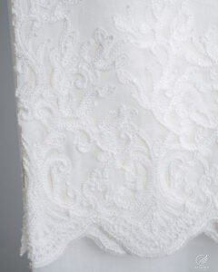 Leyla Elegant Scalloped Lace Embroidery Sheer Curtains - Image 6