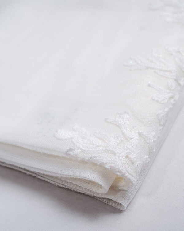 Leyla Elegant Scalloped Lace Embroidery Sheer Curtains - Image 3
