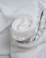 Leyla Elegant Scalloped Lace Embroidery Sheer Curtains - Image 4