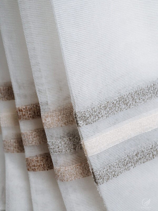 Sonya Lustre Stripe Tufted Sheer - Image 3