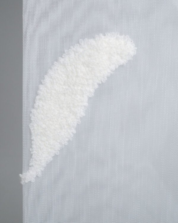Juliet Abstract Tufted Leaf Sheer Curtains - Image 10