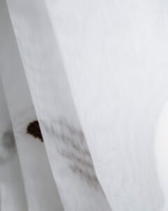 Juliet Abstract Tufted Leaf Sheer Curtains - Image 3