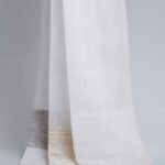 Ela Textured Stripe Weave Border Curtains