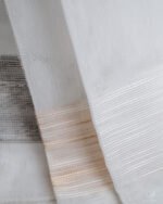 Ela Textured Stripe Weave Border Curtains - Image 3