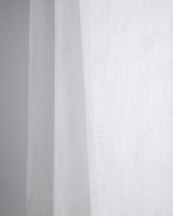 Ela Textured Stripe Weave Border Curtains - Image 2