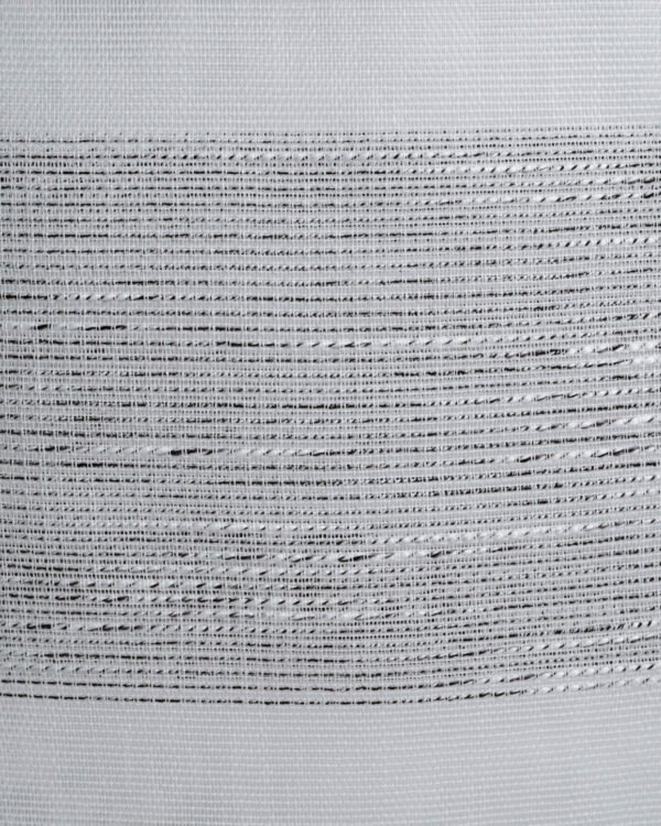 Ela Textured Stripe Weave Border Curtains - Image 6