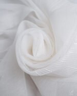 Ela Textured Stripe Weave Border Curtains - Image 5