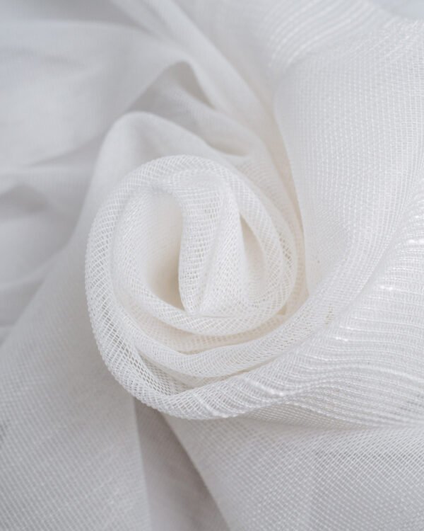 Ela Textured Stripe Weave Border Curtains - Image 5