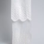 5029-5032 Textured Linen Look Embroidery Sheer Curtains