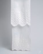 5029-5032 Textured Linen Look Embroidery Sheer Curtains