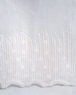 5029-5032 Textured Linen Look Embroidery Sheer Curtains - Image 7