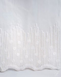 5029-5032 Textured Linen Look Embroidery Sheer Curtains - Image 7