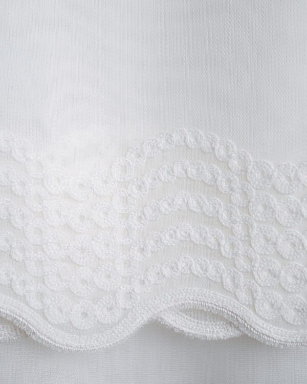 5029-5032 Textured Linen Look Embroidery Sheer Curtains - Image 5