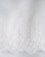 5029-5032 Textured Linen Look Embroidery Sheer Curtains - Image 4
