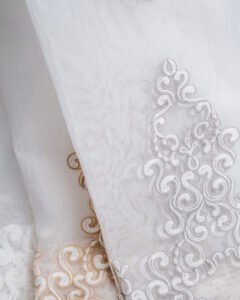 Karen European Medallion Lace Sheer Curtains - Image 3