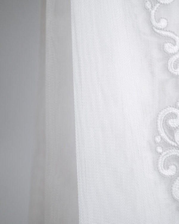 Karen European Medallion Lace Sheer Curtains - Image 2
