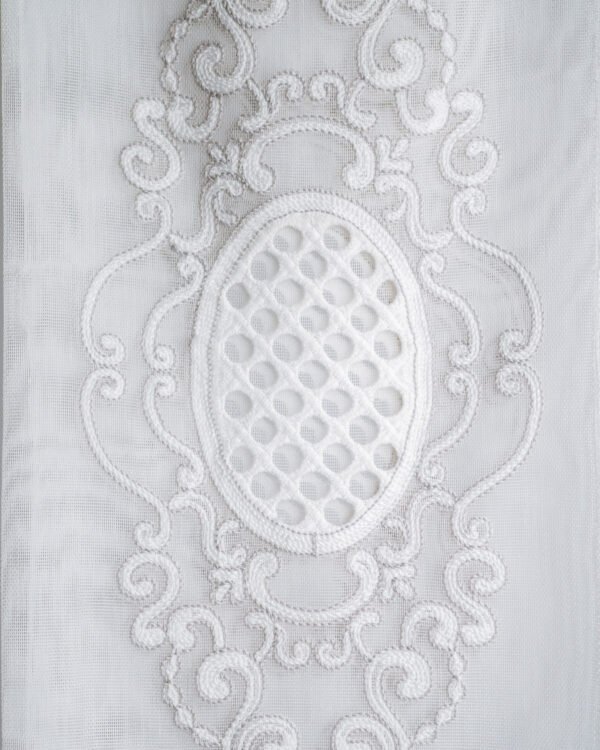 Karen European Medallion Lace Sheer Curtains - Image 8