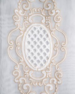 Karen European Medallion Lace Sheer Curtains - Image 7