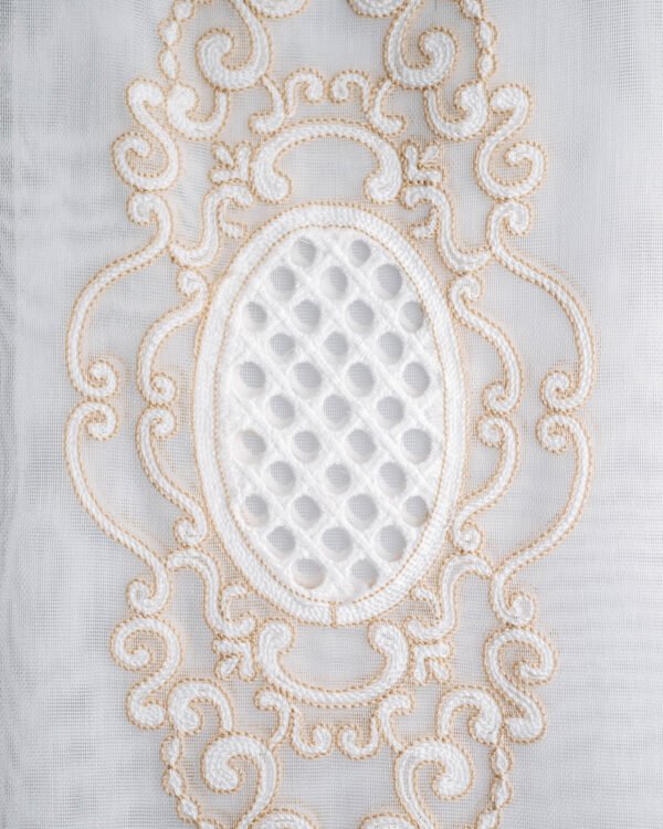 Karen European Medallion Lace Sheer Curtains - Image 7