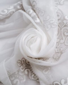 Karen European Medallion Lace Sheer Curtains - Image 5