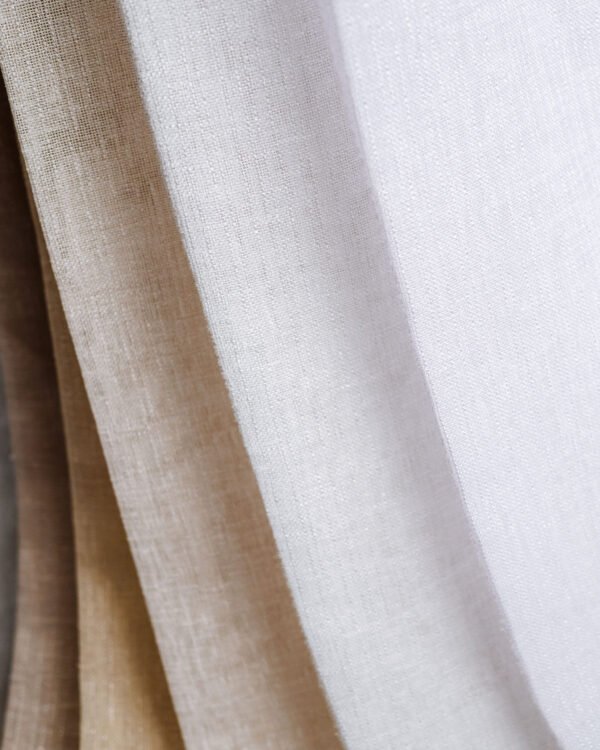 Alaboma Soft Filter Linen Texture  Curtains - Image 3
