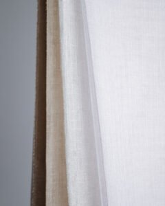 Alaboma Soft Filter Linen Texture  Curtains - Image 2
