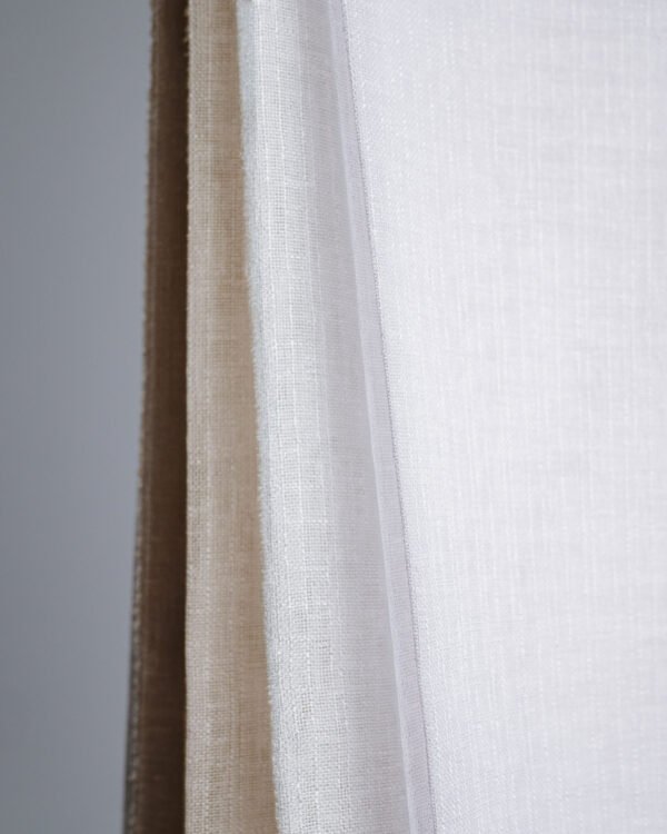 Alaboma Soft Filter Linen Texture  Curtains - Image 2