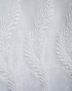 BRD Embroidered Lightweight White Sheer - Image 3