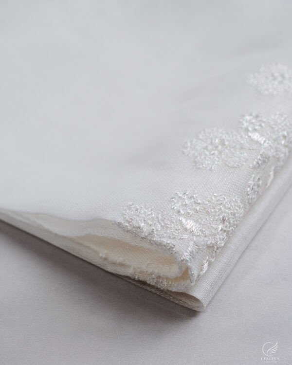 BRD Embroidered Lightweight White Sheer - Image 15
