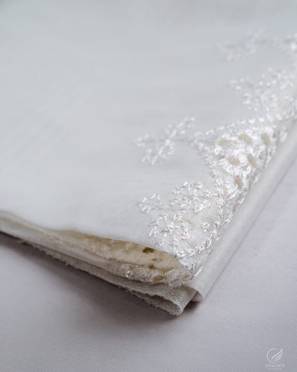 BRD Embroidered Lightweight White Sheer - Image 17