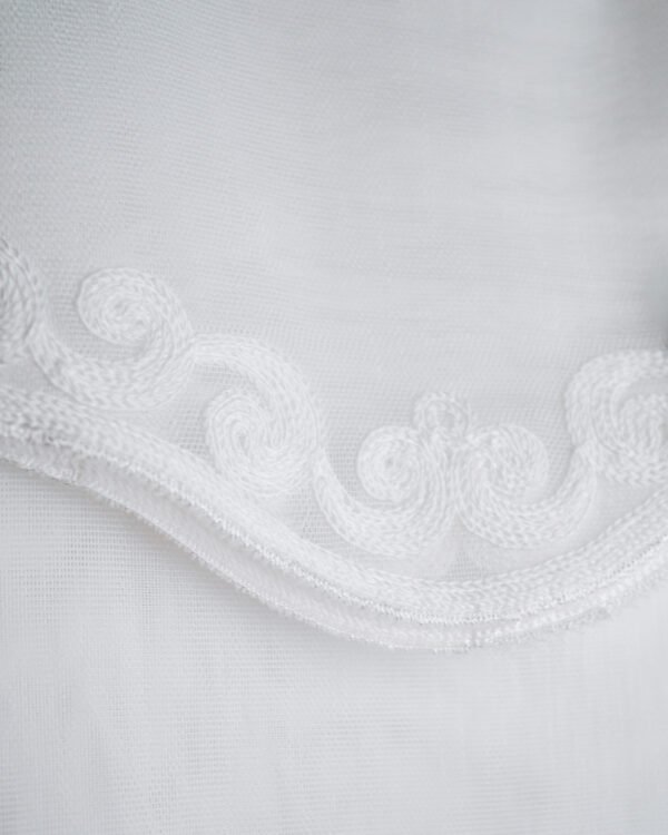 5019-5023 Royal Wave Embroidery Sheer Panels - Image 6
