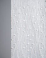 BRD Embroidered Lightweight White Sheer - Image 21