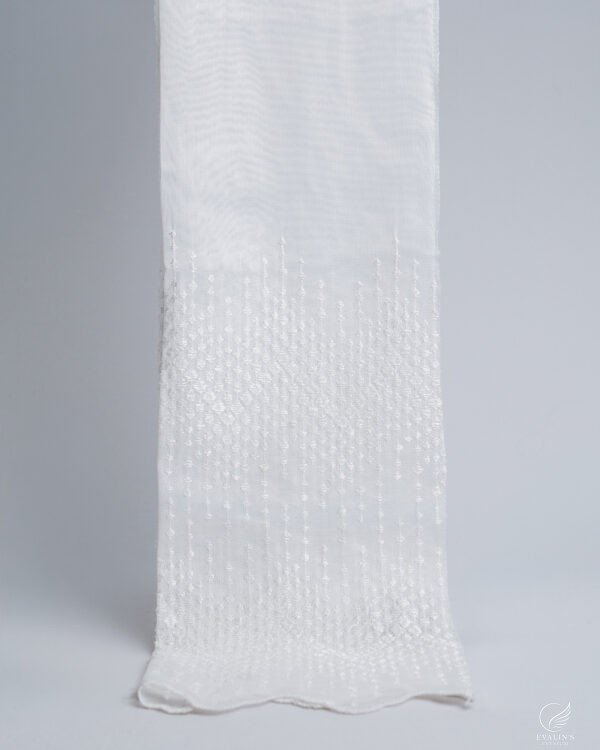 BRD Embroidered Lightweight White Sheer - Image 31