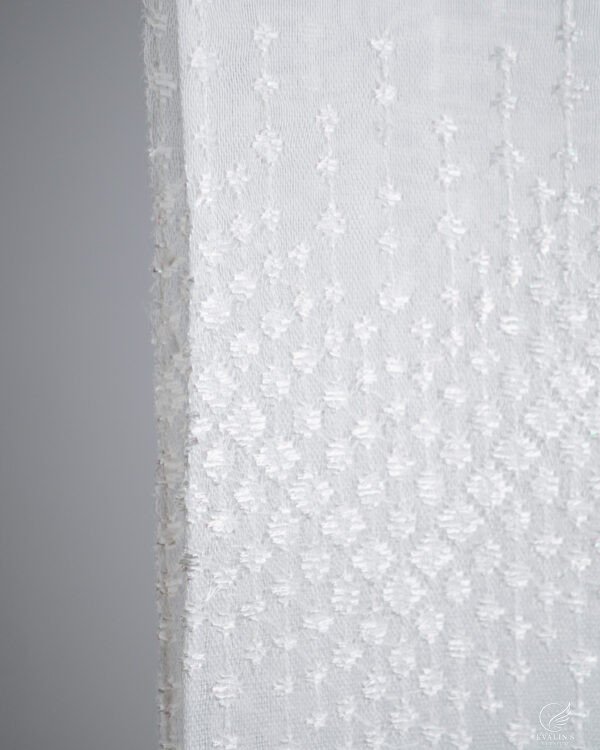 BRD Embroidered Lightweight White Sheer - Image 33