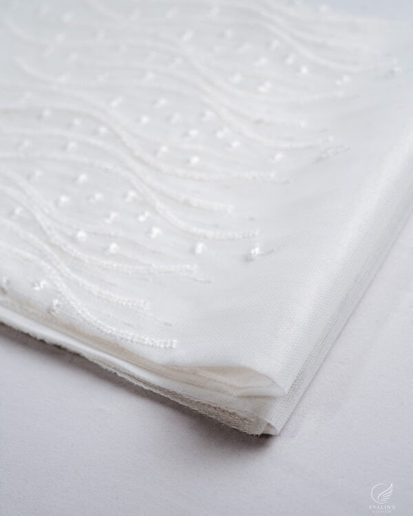 BRD Embroidered Lightweight White Sheer - Image 23